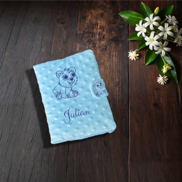 Protège-Carnet de Santé en Tissu Bulle