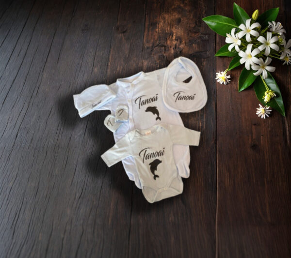 Lot 5 pièces bébé en Coton
