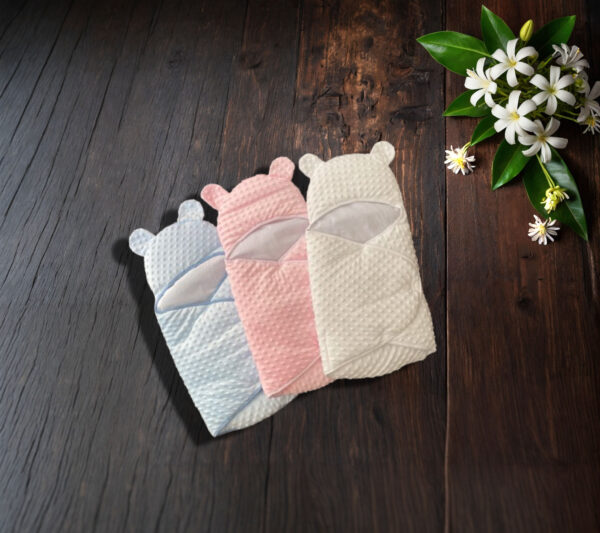 Nid d’Emmaillotage Bébé en Tissu "Bulle" - Douceur et Sécurité – Image 5