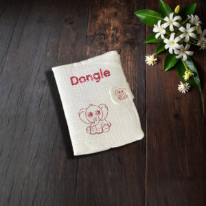 Protège carnet de santé en gaze de coton