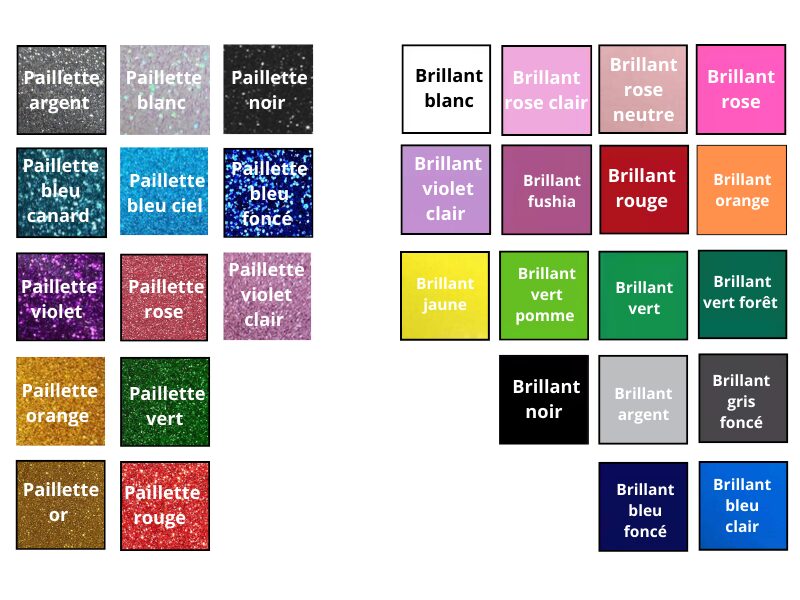 Aperçu des couleurs